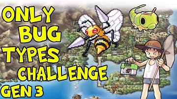 Can You Beat Leaf Green With Only Bug Types (Pokemon Challenge) NO Items In Battle