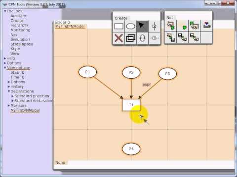 Unit 1-Video 1-Introduction to CPNTools Interface