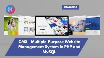 Complete CMS - Multiple-Purpose Website Management System in PHP and MySQL
