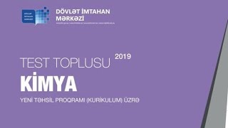 Kimya yeni test toplusu 2019 CAVABLAR (1-ci hissə) | HD