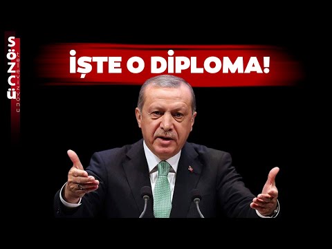 İşte Herkesin Merak Ettiği Erdoğan’ın Diploması!