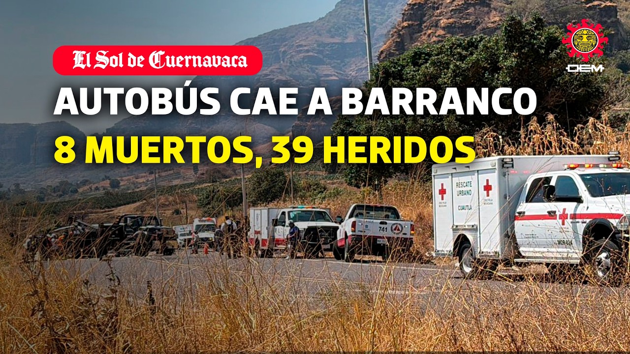Accidente en carretera Oaxtepec–Xochimilco deja varios muertos y decenas de heridos