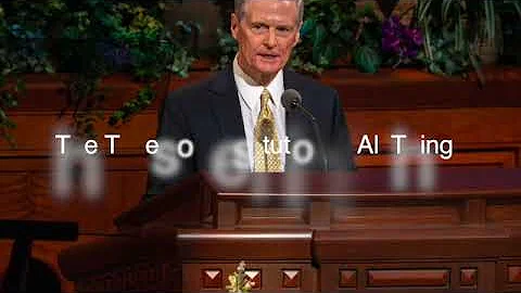 The Times of Restitution of All Things -E David A Bednar