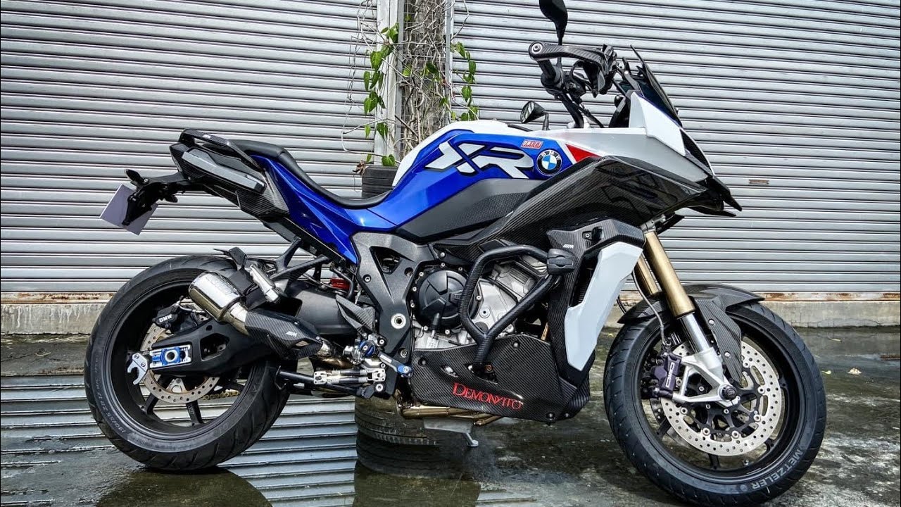 Full exhaust system on a BMW S1000XR YouTube