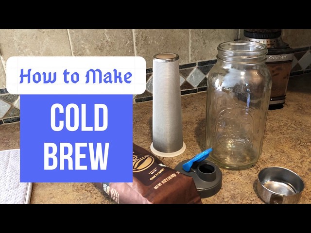 County Line Kitchen - Cold Brew Mason Jar iced Coffee Maker