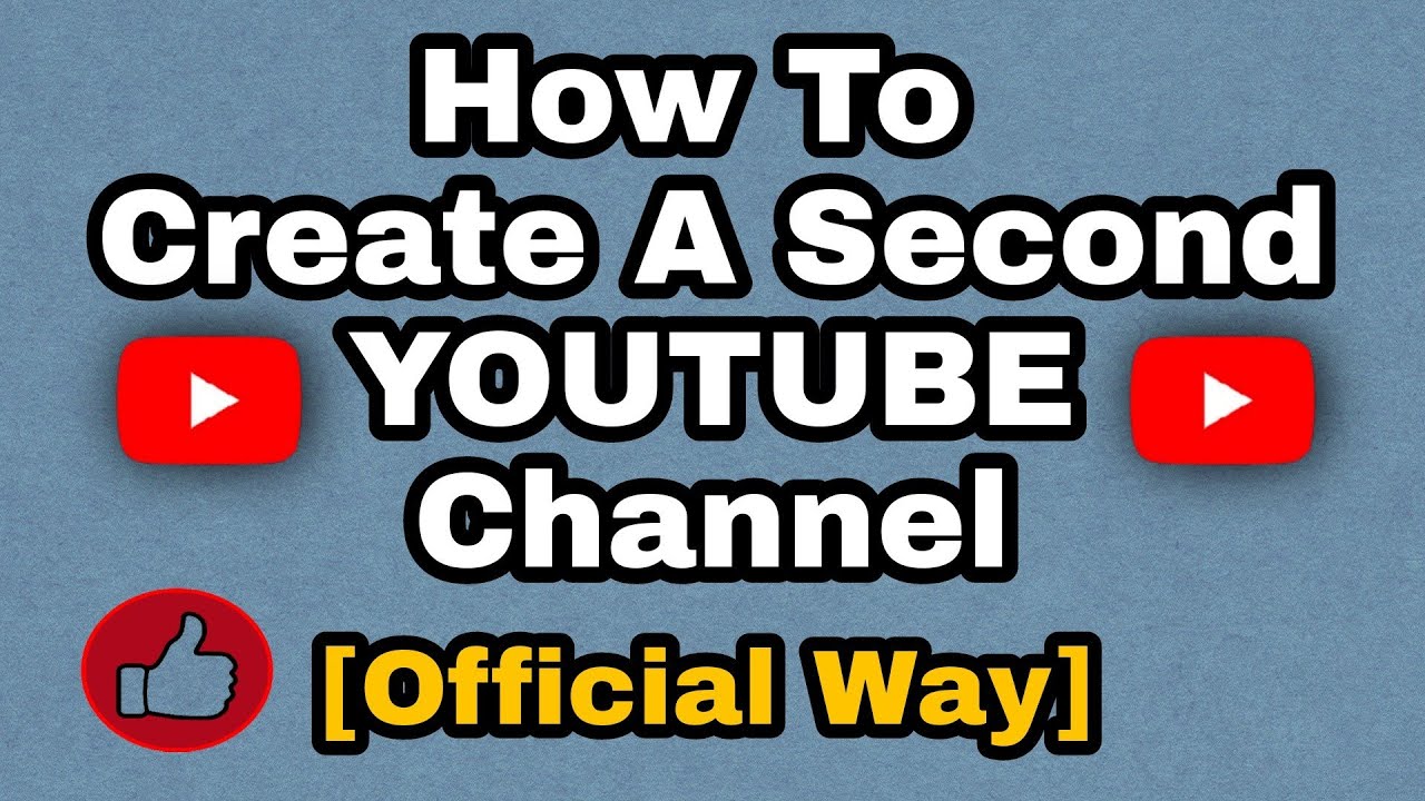 Create a Second  Channel in Same Account — Eightify