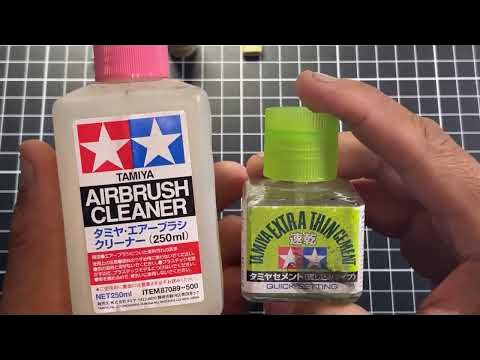 Tamiya Airbrush Cleaner as Glue 