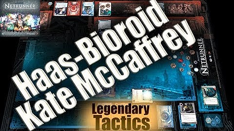 ANDROID NETRUNNER / CORE SET Playthrough / Haas-Bioroid Vs. Kate McCaffrey / WHO Is BETTER?