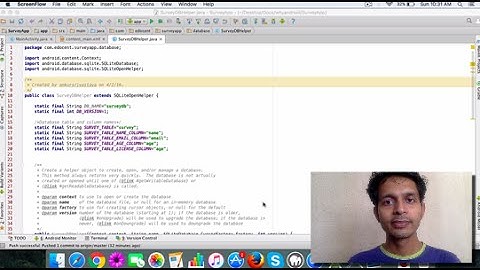 Android Basics - Learn how to update SQLite Database