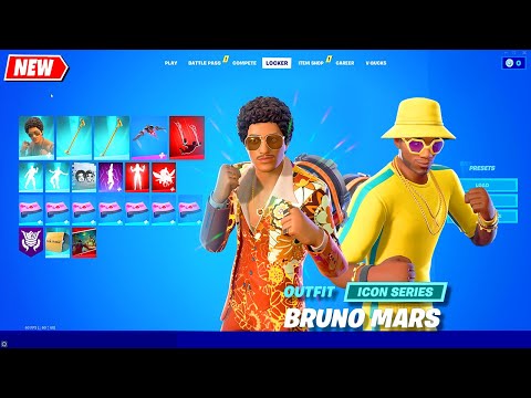 A Série Ícones do Fortnite Dá Boas-Vindas ao Duo Silk Sonic, de Bruno Mars  e Anderson .Paak!