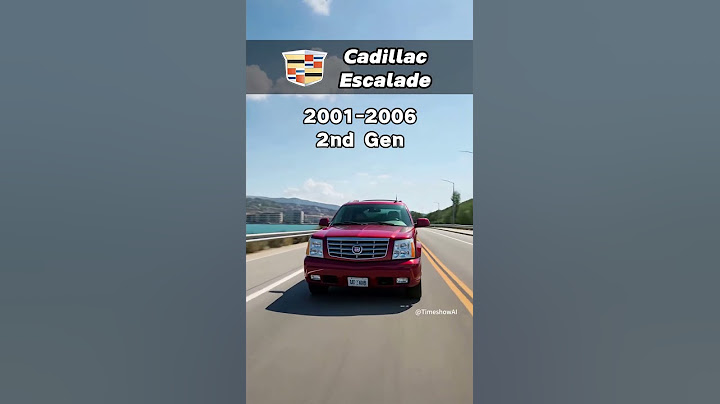 A brief history of the Cadillac Escalade's automotive evolution (1999-2025)#Escalade #Cadillac #car