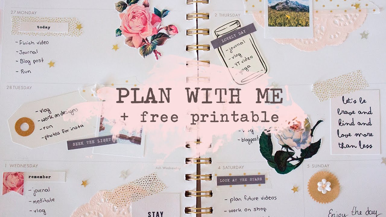 System With Me + Cost-free Printable Classic Rose Distribute photograph regarding Printable Video named Method With Me + Cost-free Printable Common Rose Unfold