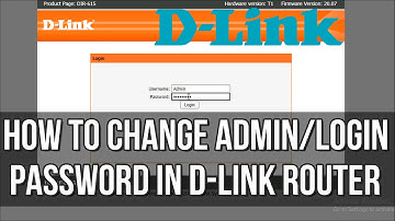 How to change admin password in dlink router - Change admin login password in D link Router 2021