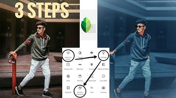 OMG! Dark Tone On Snapseed just 3steps 🔥 !!Snapseed New Photo editing tricks||dark Tone tutorial||