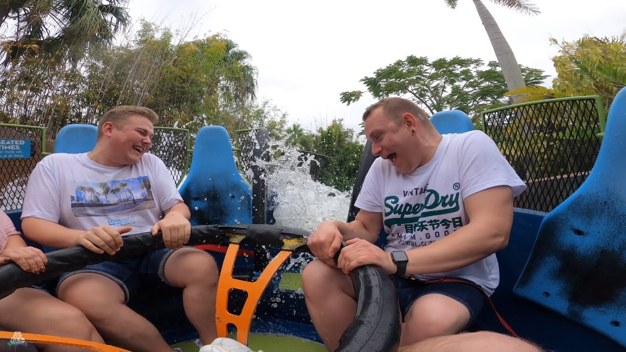 Infinity Falls - POV - SeaWorld Orlando - Intamin - Rapids Ride