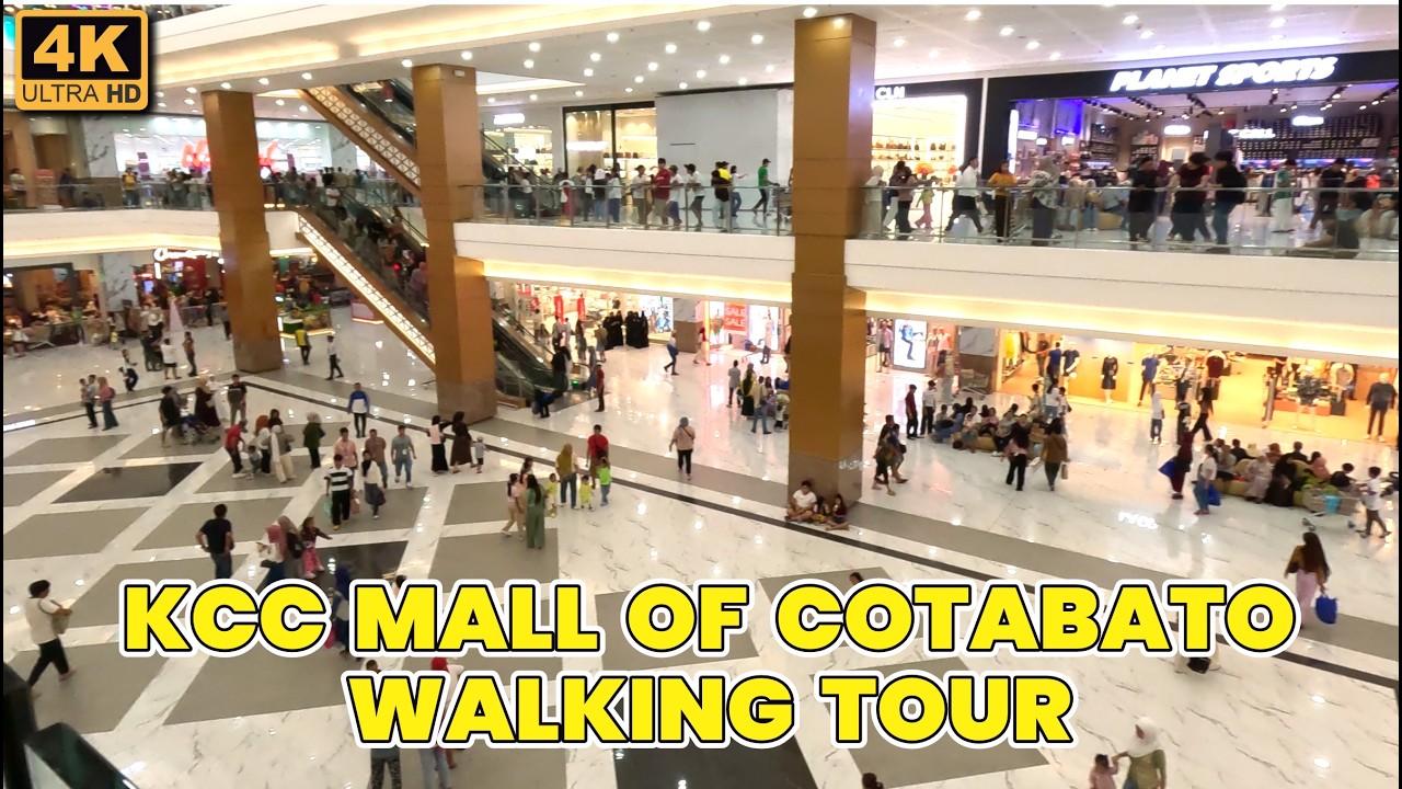 KCC Mall of Cotabato | Full Walking Tour | Main Entrance to the 6th Level Parking Area
