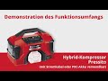 Funktionsumfang des Einhell Hybrid-Kompressors PRESSITO