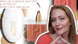 NEW Lisa Eldridge Seamless Skin Enhancing Tint & Sculp and Shape Lip Pencils & New Haus Labs blushes