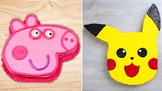 TRENDING Peppa Pig Cake Hack | Cartoon Theme Cake Decorating Ideas | Pikachu Cake & more