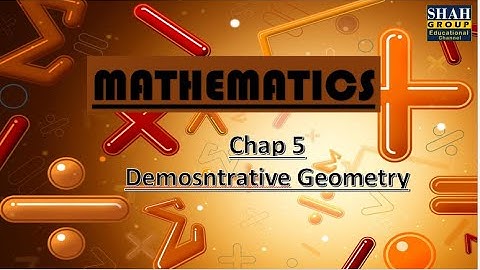 X MATHEMATICS: MCQs Of  CHAPTER  : Demosntrative Geometry Test Link Is mentioned Below!