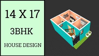 14 x 17 House Plan || 25 Gaj Home Map || 14 x 17 House Design