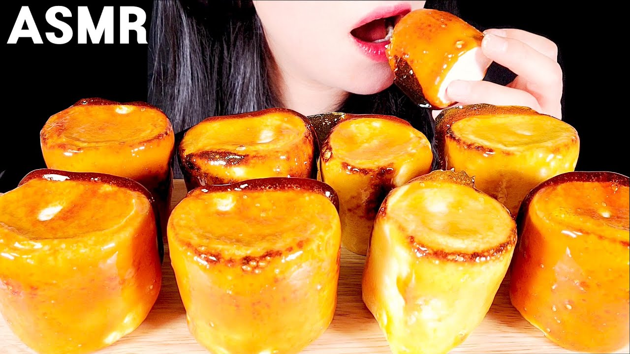 ASMR CANDIED MARSHMALLOW TANGHULU 구운 마시멜로 탕후루 먹방 MUKBANG EATING SOUNDS มาร์ชเมลโลว์ทังฮูลู マシュマロタングル