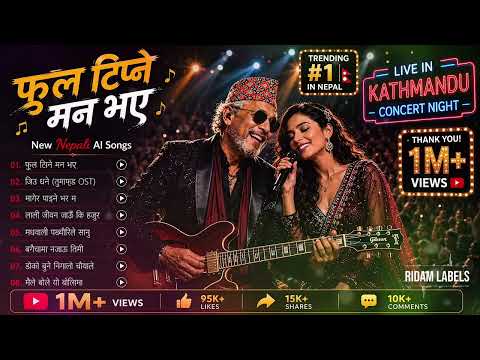 Fula Tipne Man Bhaye 🌸 फूल टिप्ने मन भए - TikTok Viral New Best Nepali AI Blues Rock Cover Songs