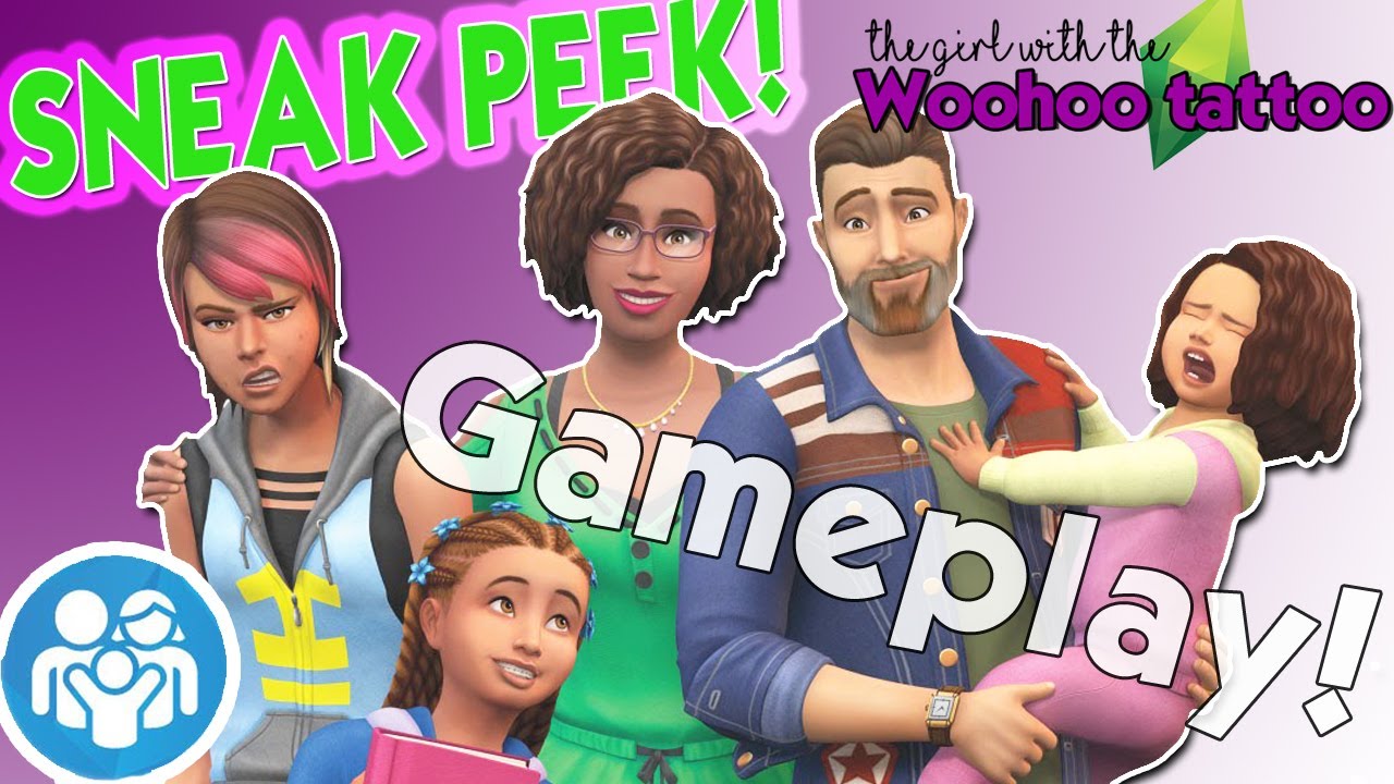 SNEAK PEEK | The Sims 4 Parenthood Game Pack | GAMEPLAY ...