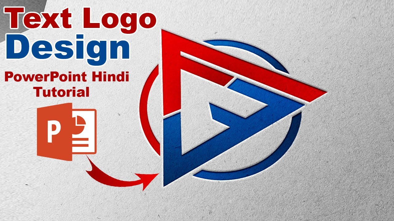 Text Logo Design in PowerPoint Tutorial || Logo Design || PowerPoint Design ||