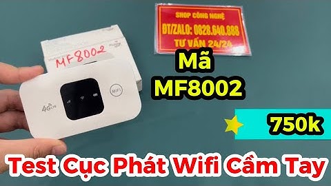 Cục Phát WiFi Mini Cầm Tay MF8002 Tốc Độ 150Mbps Cực Khoẻ Tiện Dụng Mang Theo Người