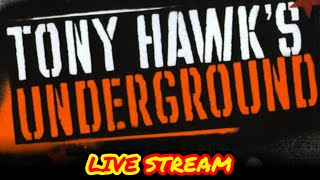 🛹 Tony Hawk's Underground PS2 Livestream | Classic THUG Skateboarding Gameplay