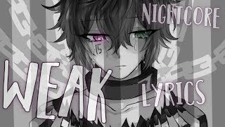 Miniatura de "Nightcore - Weak"