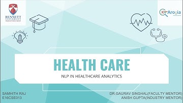 NLP In HealthCare Analytics