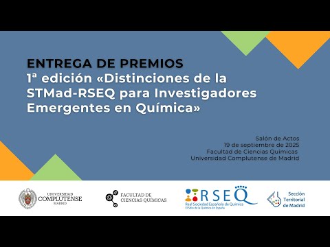 STMad 2025. Reunión anual de la Sección Territorial de Madrid. Facultad de Ciencias Químicas
