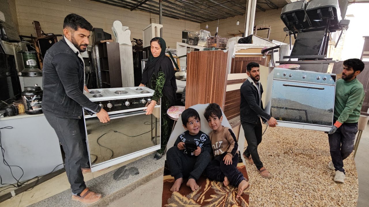 :"Adventure in the City: Ali's Journey to Upgrade His Nomadic Life with a New Stove!"