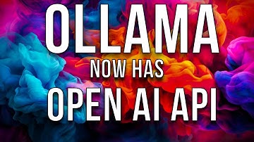 Finally Ollama has an OpenAI compatible API