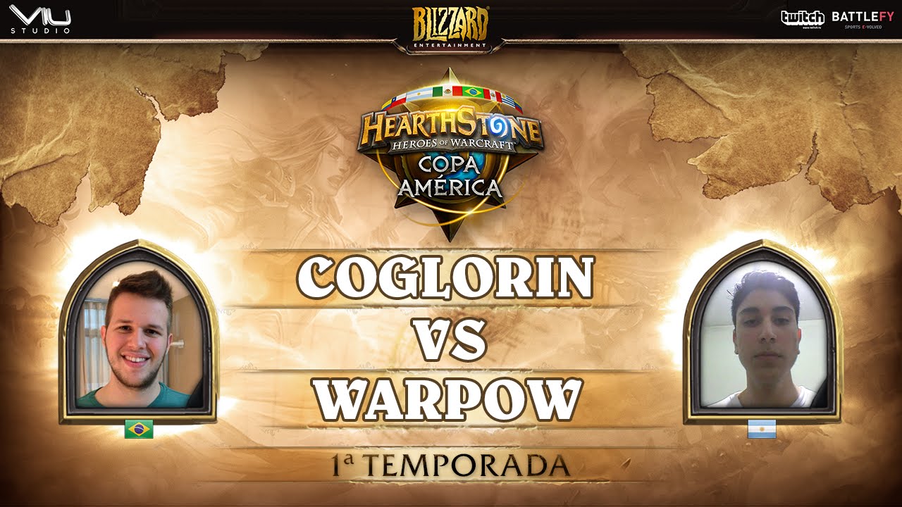 [PT-BR]Coglorin x Warpow - J1 - Ro32 - HearthStone Copa América