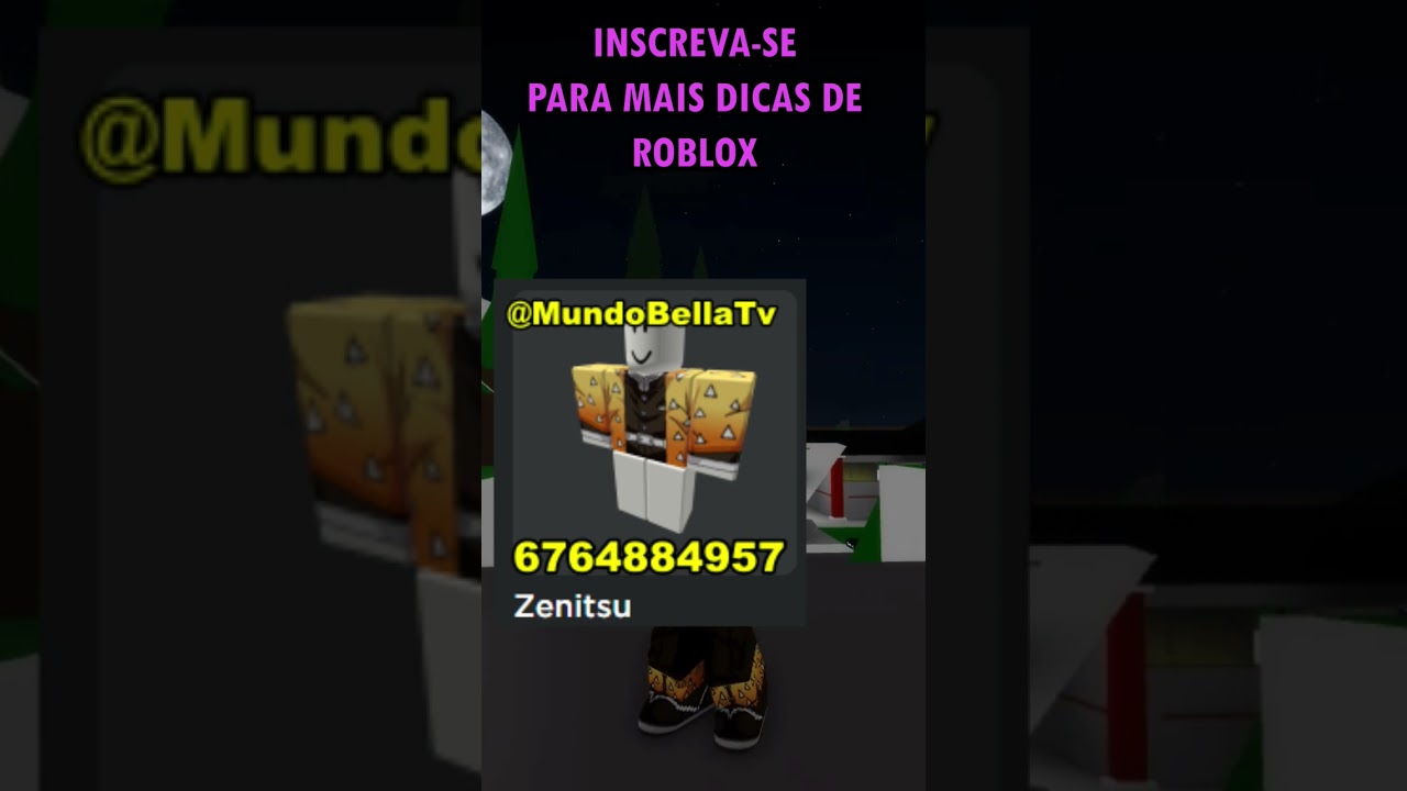 IDs Muichiro Tokito no Brookhaven #roblox - IDs de Animes 