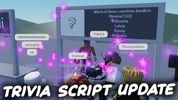 Trivia Booth Script UPDATE For Rate My Avatar - ROBLOX EXPLOITING