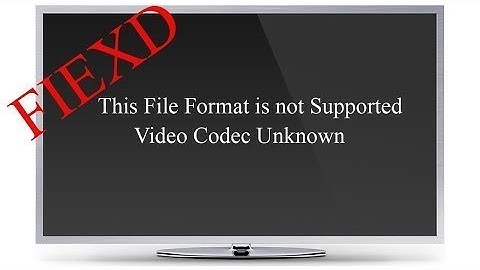 How to solve Unsupported  MP4 Files for Playing on samsung / Sony / LG TV