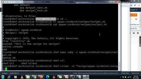 9 DevOps How to create cookbook and recipe under Chef