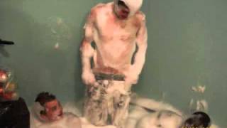 Three boys in the Tub