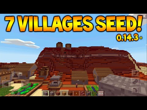 7 Villages Seed Minecraft Pocket Edition 0 14 3 0 15 0 Seed 2 Temples 7 Villages Mineshaft Youtube