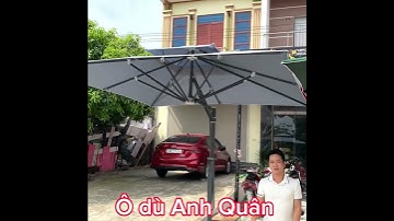 Lệch tâm vuông 3mx3 thẩm mĩ và sang trọng,khung kèo to chắc chắn