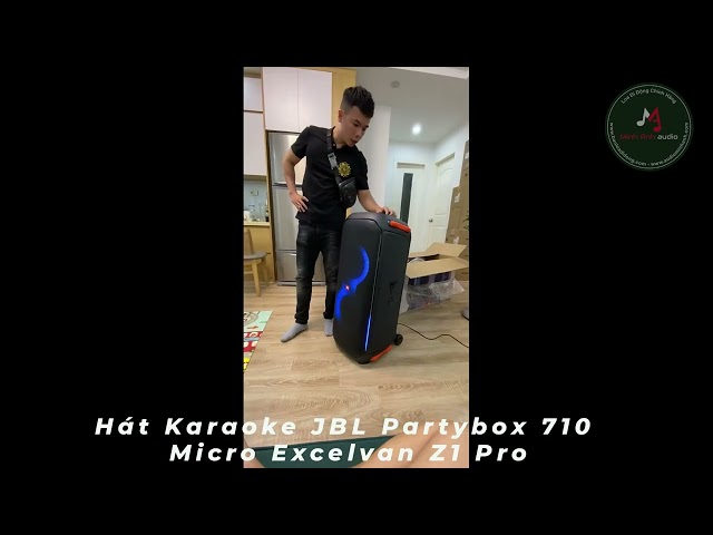 JBL Partybox 710 vs Micro Karaoke Excelvan Z1 Pro - Combo hát karaoke đỉnh cao