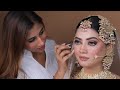 Live class 20  quick simple and easy bridal makeup tutorial  long lasting makeup  pkmakeupstudio