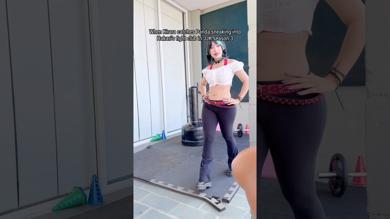 JJK Panda is definitely up to something 😜 #anime #cosplay #jjk #youtubeshorts