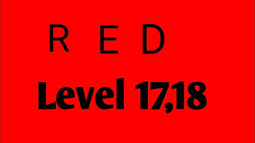 RED Level 17,18 Android IOS Gameplay Walkthrough By Bart Bonte