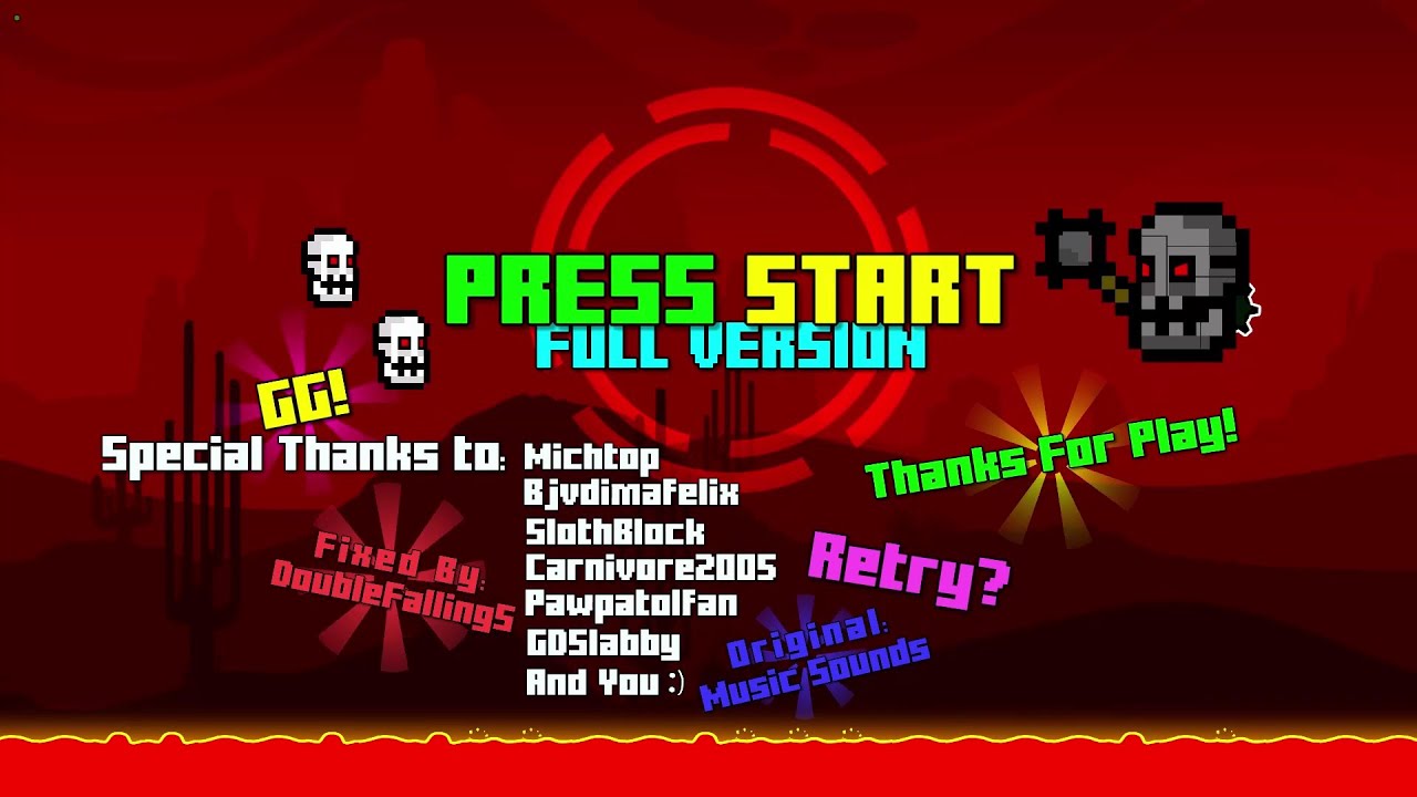 Press Start Full By Music Sounds (All Coins) Geometry Dash 2.2 - YouTube