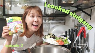 Living Alone in the Philippines |Cooking Sinigang at a Filipino House